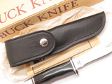 Vintage 1973-80 Buck 116 Caper 3 Three Liner Fixed Blade Hunting Knife & Box