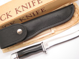 Vintage 1973-80 Buck 105 Pathfinder 3 Three Liner Fixed Blade Hunting Knife &Box