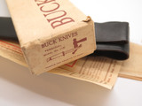 Vintage 1967-72 Buck 118 Personal Two 2 Liner Fixed Blade Hunting Knife & Box
