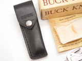 Vintage 1970s Buck 137 Steelmaster Fixed Folding Knife Sharpening Steel & Box
