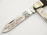 Vtg 1988 Winchester UMC The Scouts Wild Buffalo Bill Folding Trapper Knife Set