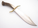Western W49 Bowie USA W49CS Crown Stag Fixed Bowie Knife In Box NOS Mint