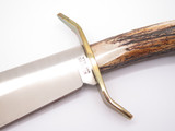 Western W49 Bowie USA W49CS Crown Stag Fixed Bowie Knife In Box NOS Mint