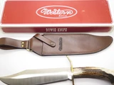 Western W49 Bowie USA W49CS Crown Stag Fixed Bowie Knife In Box NOS Mint
