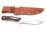 Vintage Schrade USA 15OT Deerslayer Old Timer Fixed Blade Hunting Knife & Sheath