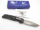 Vintage Camillus Cuda CDAM2 Tanto Damascus Linerlock Folding Pocket Knife in Box