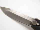 Vintage Camillus Cuda CDAM2 Tanto Damascus Linerlock Folding Pocket Knife in Box