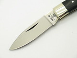 Vtg 1980 Case XX 21051 Black Delrin Small Folding Lockback Pocket Knife
