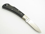 Vtg 1980 Case XX 21051 Black Delrin Small Folding Lockback Pocket Knife