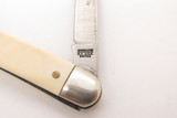 Vtg 1970s Schrade 88700 USA Snoboy Advertising Fruit Tester Folding Pocket Knife