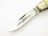 Vintage 1836-1986 Parker Texas Sesquicentennial Bone Stag Stockman Pocket Knife
