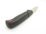 Vintage Kershaw 1098 Blade Trader Black Rubber Handle Saw Guthook Hunting Knife