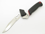 Vintage Kershaw 1098 Blade Trader Black Rubber Handle Saw Guthook Hunting Knife
