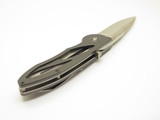 2004 Buck 296 USA B296-GY-0 Tempest ATS-34 Linerlock Folding Pocket Knife