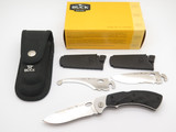 2018 Buck 550 Selector 2.0 Black Folding Hunter Lockback Knife 3 Changer Blades