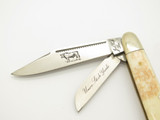 Vtg 1980s Parker Jack Knife Ben Japan Smooth Bone Stockman Folding Pocket Knife