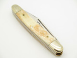 Vtg 1980s Parker Jack Knife Ben Japan Smooth Bone Stockman Folding Pocket Knife
