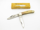 Vtg 1980s Parker Cut Co Copperhead Seki Japan Smooth Bone Folding Pocket Knife