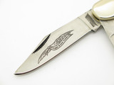 Vtg 1980s Parker Cut Co Copperhead Seki Japan Smooth Bone Folding Pocket Knife