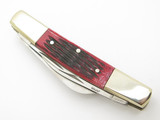 1980s Honest Abe Parker Seki Japan 6 Blade Red Bone Congress Folding Knife