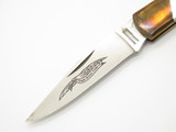 Vtg 1980s Parker Eagle Seki Japan MOP Pearl Folding Lockback Pocket Knife