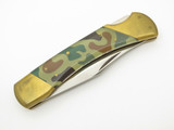 Vintage Parker Imai Japan K139 Camo Handle Folding Hunter Lockback Pocket Knife