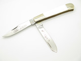 Vintage 1980s Parker Japan Trapper Farm Scene Pearl MOP Folding Pocket Knife