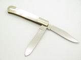 Vintage 1980s Parker Japan Trapper Farm Scene Pearl MOP Folding Pocket Knife
