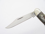 Vintage 1980 Case XX 6208 Appaloosa Bone Half Whittler Folding Pocket Knife
