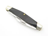 Vintage 1972-85 Buck 303 Cadet Black Delrin Handle Folding Stockman Pocket Knife