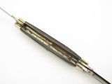 Vintage 1972-85 Buck 303 Cadet Black Delrin Handle Folding Stockman Pocket Knife