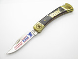 2013 Buck USA 110 NRA Right to Bear Arms Wood Handle Folding Hunter Knife