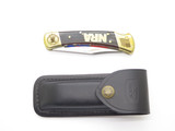 2013 Buck USA 110 NRA Right to Bear Arms Wood Handle Folding Hunter Knife
