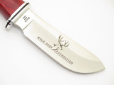 2010 Buck 103 MDF Mule Deer F. Cocobolo Wood Fixed Blade Skinner Hunting Knife