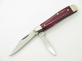 Vintage 1980 Case XX 6220 Peanut Red Appaloosa Bone Folding Pocket Knife