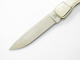 2006 Script Custom Shop Buck 110 Stag S30V Drop Point Folding Hunter Knife