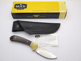 2013 Buck 113 Ranger Skinner 420HC Ebony Handle Fixed Blade Hunting Knife
