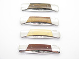 Vintage 1981 Buck 501 Squire Grand Slam Etched Folding Lockback Pocket Knife Set