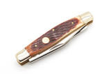 Vintage Puma P480675 Germany Stockman Jigged Bone Handle Folding Pocket Knife