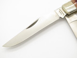 Vintage Puma Germany Jigged Amber Bone Handle Trapper Folding Pocket Knife