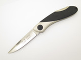 Vintage Puma Protec 230386 Germany Black/Silver Folding Lockback Pocket Knife