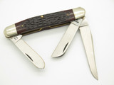 Vintage 1984 Case XX 6347 Stockman Jigged Delrin Folding Pocket Knife