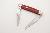 2000 Case XX Muskrat Limited Stainless Folding Pocket Knife Smooth Red Bone
