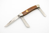 1992 Case XX Ducks Unlimited DU318 Oak Wood Handle Stockman Folding Pocket Knife