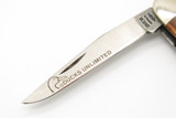 1992 Case XX Ducks Unlimited DU318 Oak Wood Handle Stockman Folding Pocket Knife