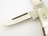 Vtg Wostenholm IXL Barehead Jack MOP Mother Of Pearl Handle Folding Pocket Knife