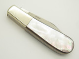 Vtg Wostenholm IXL Barehead Jack MOP Mother Of Pearl Handle Folding Pocket Knife