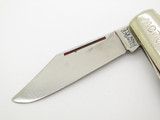 Vintage Imperial Prov RI Brown Sawcut Style Handle Barlow Folding Pocket Knife