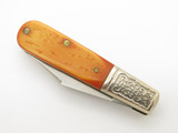 Vintage Schrade Scrolled SCC USA 206 Barlow Delrin Handle Folding Pocket Knife