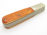 Vintage Schrade Scrolled SCC USA 206 Barlow Delrin Handle Folding Pocket Knife